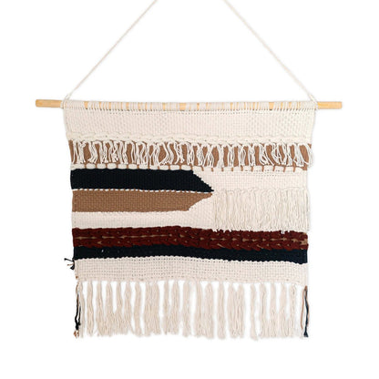 Grote Macrame Muurhangen Udara 120x95 Cm Boho Wanddecor