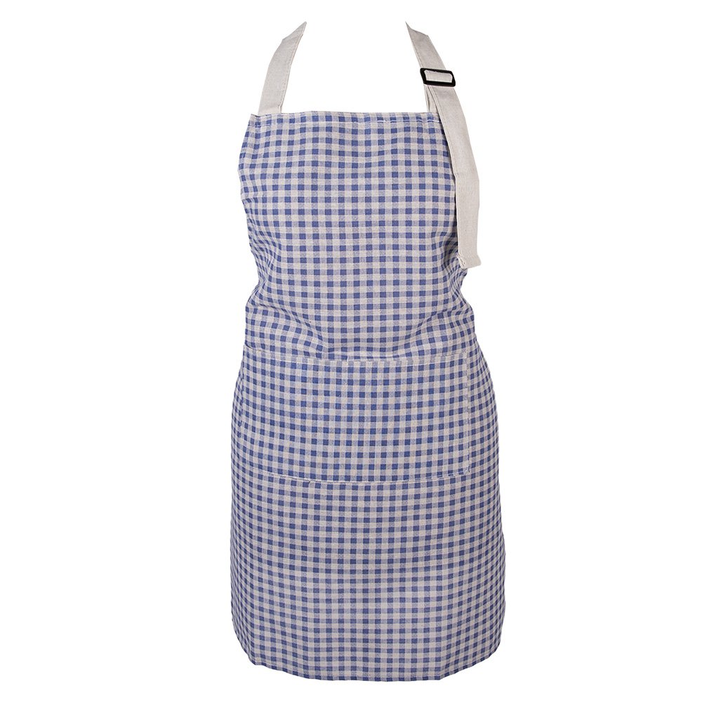 Keukenschort 69x68 cm Blauw Polyester