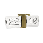 Flip clock without housing