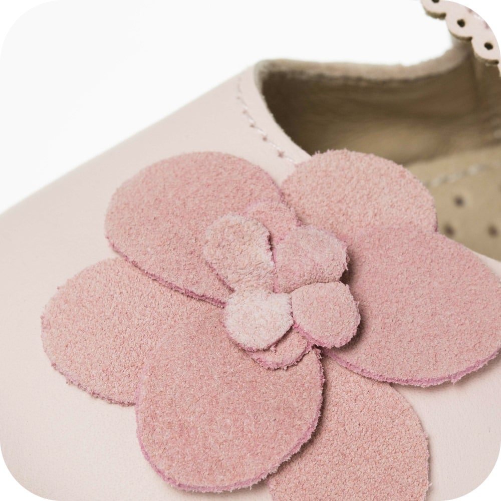 Babyschoenen barefoot lamsvlees klittenband