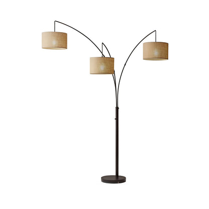 Vloerlamp 220 cm zwart marmeren voet