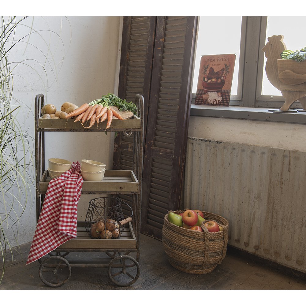 Flower Pot Chicken 35x18x40 cm Brown Wood Indoor Flower Pot