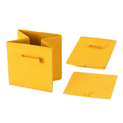 Opbergboxen 26x26x26 cm set van 6 polypropyleen