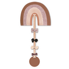Wanddecoratie strikjes hanger regenboog