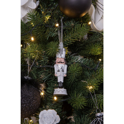Notenkraker beeld 13 cm wit kunststof