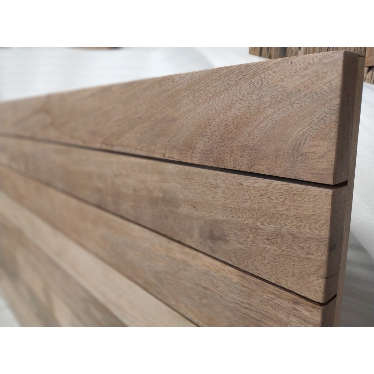 Eettafel 240x100x77 cm mangohout metaal
