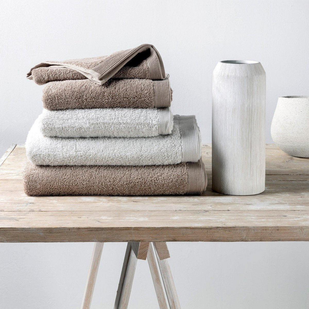 Como Badhanddoek 100 x 150 cm - Witte Rook