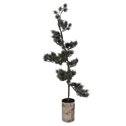 Mini kunstkerstboom 35x35x100 cm groen hout