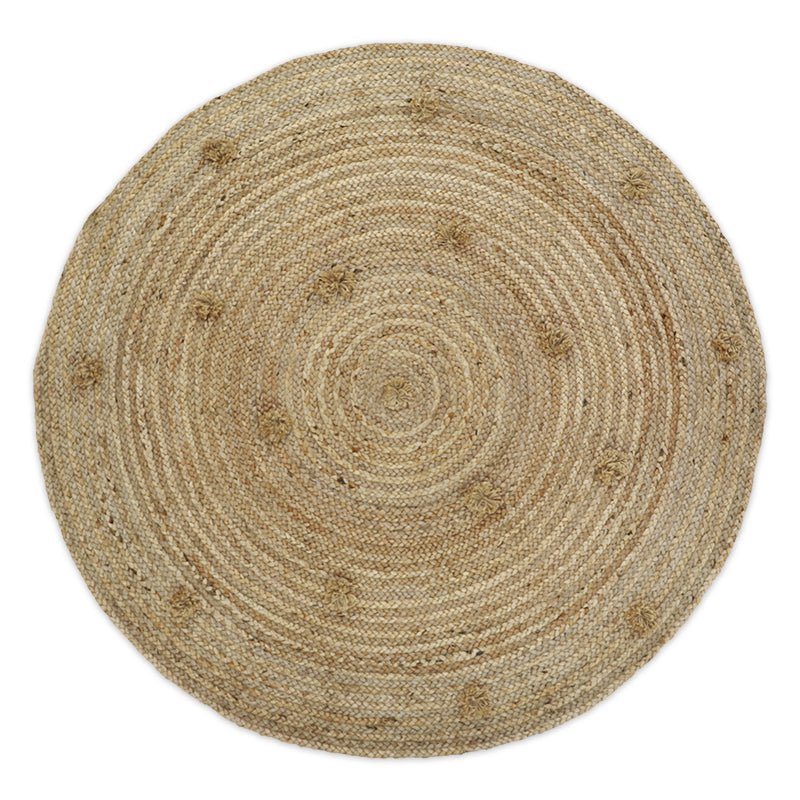 Vloerkleed rond jute 140 cm