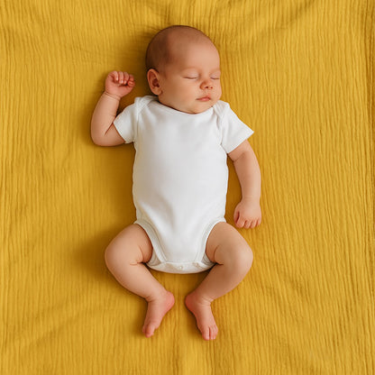 Honey organic cotton maxi-swaddle