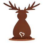 Christmas | Moose rust Christmas decoration figure | on base plate