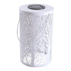 White LED Decorative Solar Lamp With Forest Motif Shadows