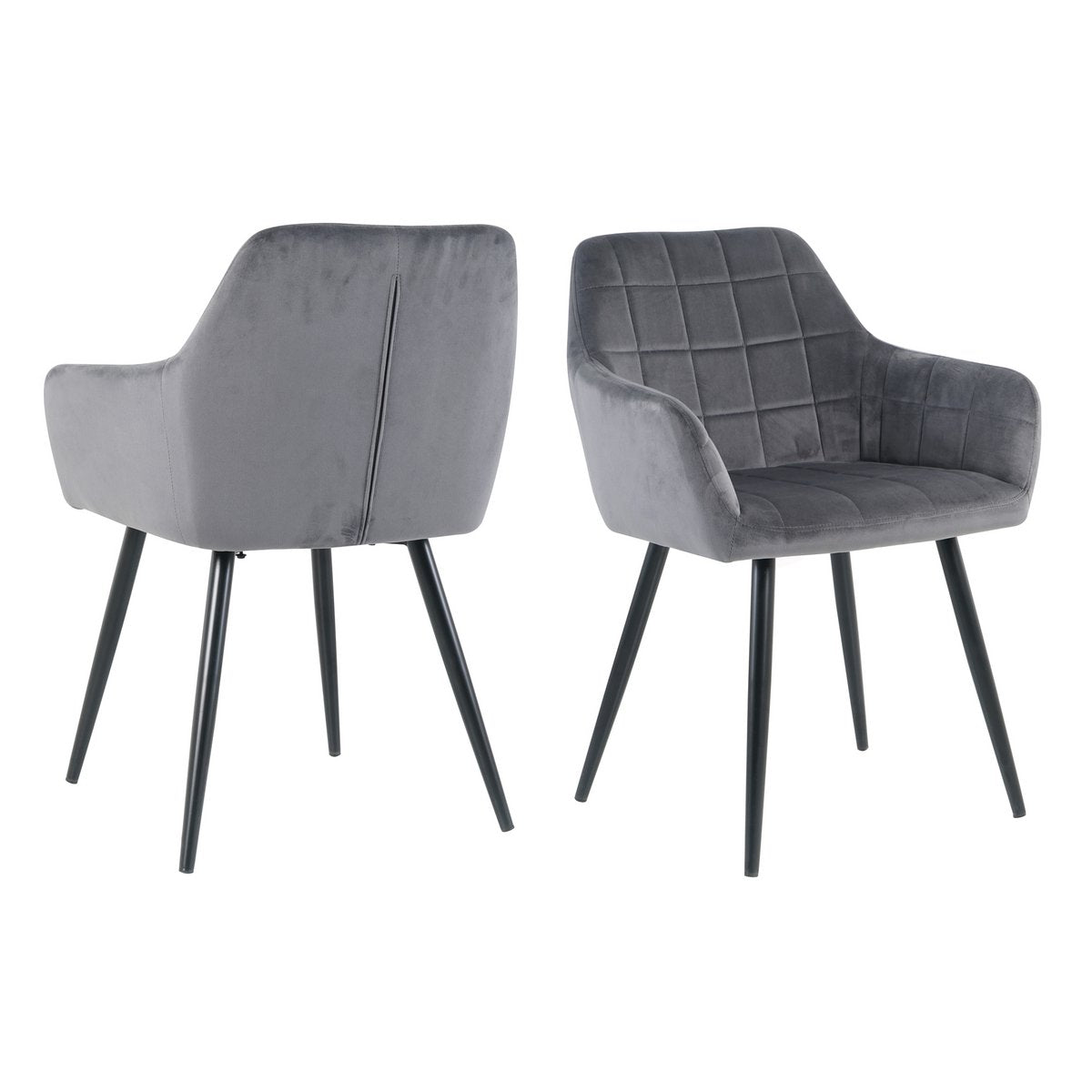 Fauteuils set van 2 fluweel