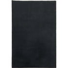 Vloerkleed zwart 80x150 cm hoogpolig faux fur