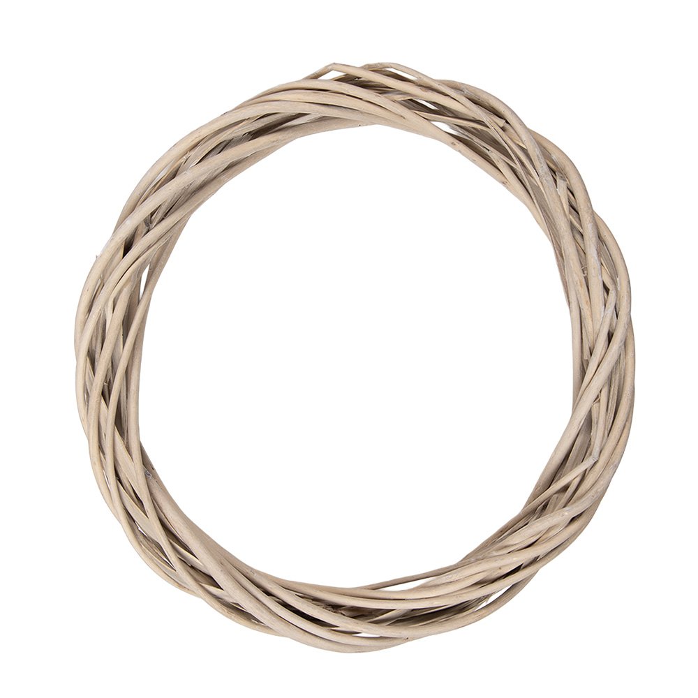 Krans Ø 30x4 cm bruin rotan