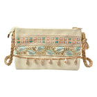 Handbag White, Synthetic 30x3x18 cm