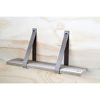 Leren plankdragers set taupe