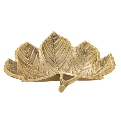 Decoratieve Schaal Bladmasterdoos Aluminium Bladgoud Zilver