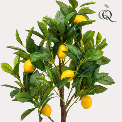 Kunstplant citroenboom 72 cm groen geel