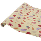 Inpakpapier 3 rollen 50x75 cm geel