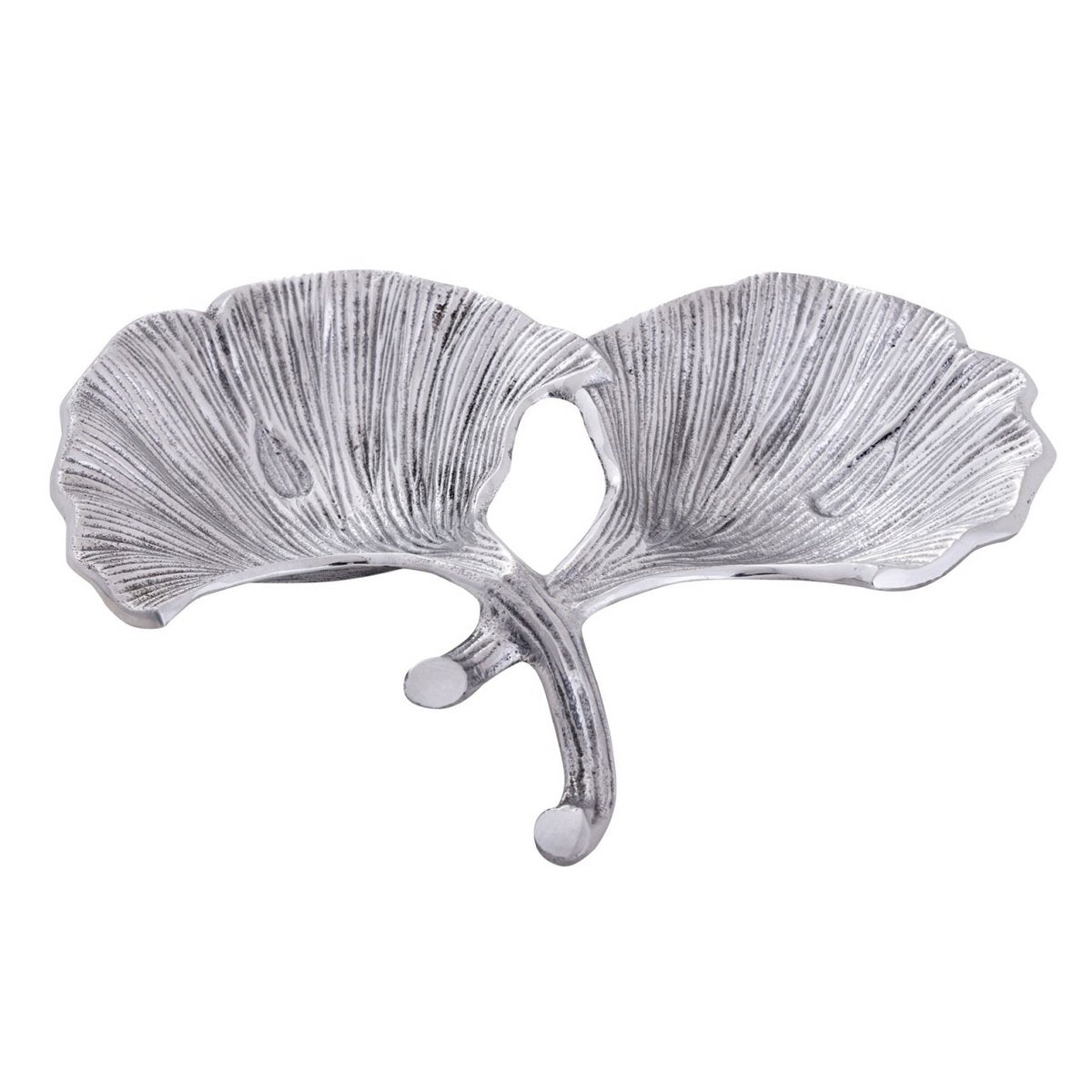 Decoratieve Schelpschaal 18 Delen Ginkgo Blad Goud Zilver