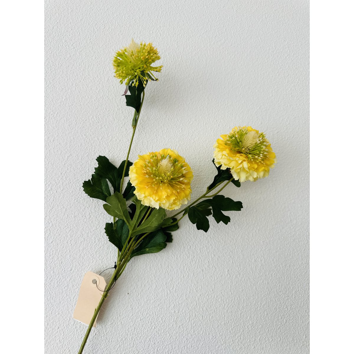 Scabiosa kunstbloem 80 cm rood 2 stuks