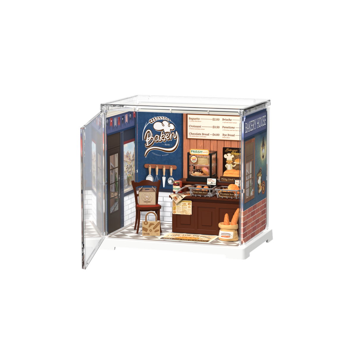 Doe-het-zelf huisje Buter Bakery 15,7x10,9x14,7cm