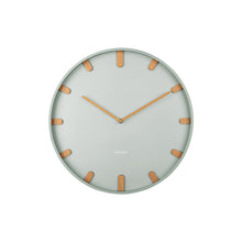 Wandklok Grace metaal hout 30 cm