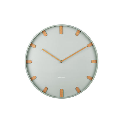 Wandklok Grace metaal hout 30 cm