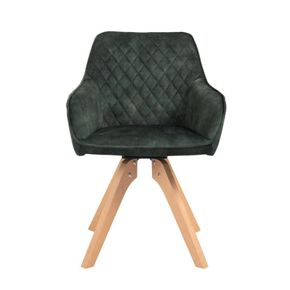 Eetgroep 5-delig 160x90 cm MDF/hout/fluweel