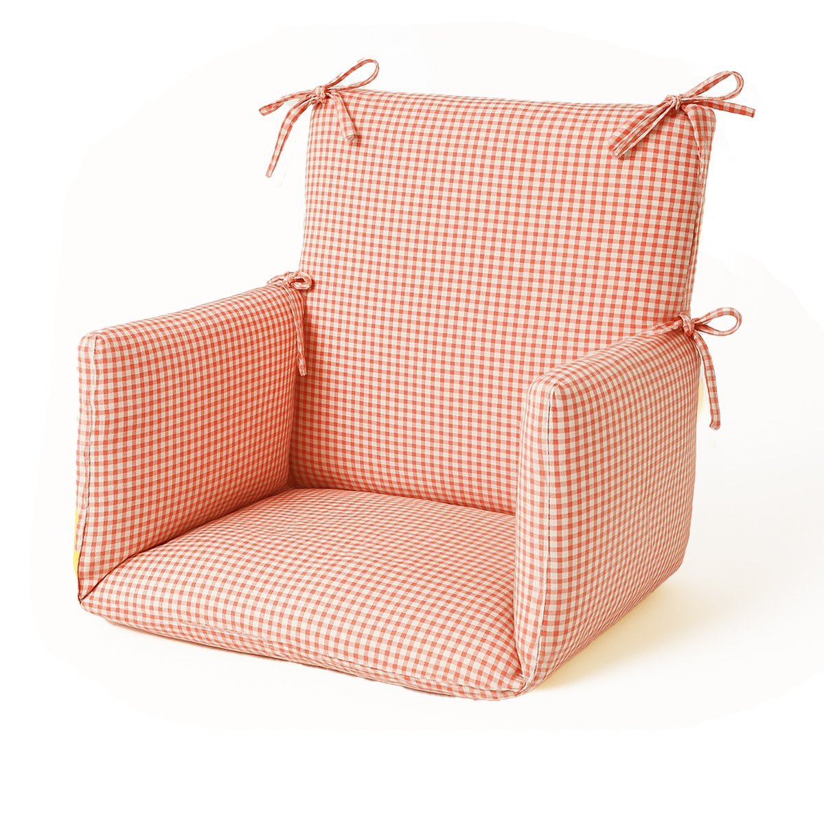 Kinderstoelkussen biologisch katoen gingham