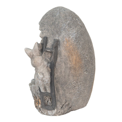 Decoration Rabbit 22x18x27 cm Grey Magnesium (MGO)