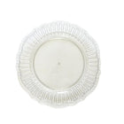 Onderzetter plastic 33x33x2 cm transparant