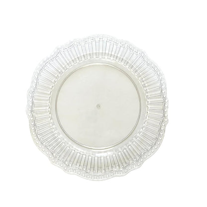 Onderzetter plastic 33x33x2 cm transparant