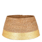 Kerstboomrok 50 cm goud zeegras