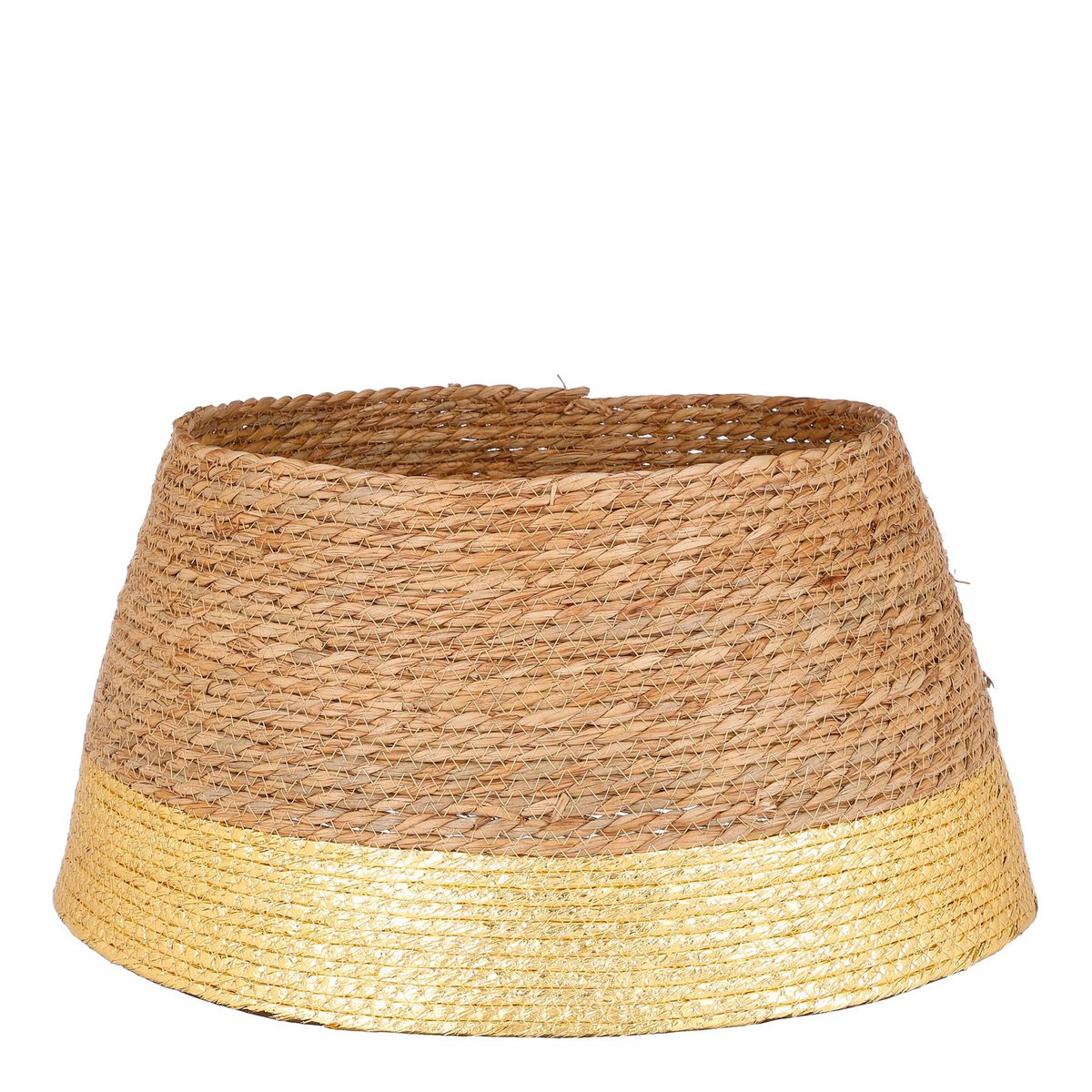 Kerstboomrok 50 cm goud zeegras