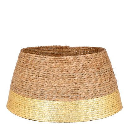 Kerstboomrok 50 cm goud zeegras