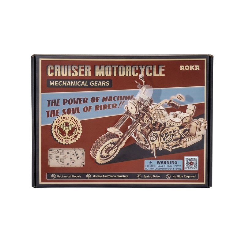 3D houten puzzel motorfiets 420 stukjes