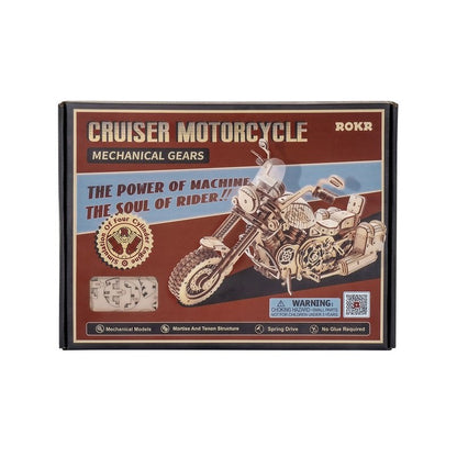 3D houten puzzel motorfiets 420 stukjes