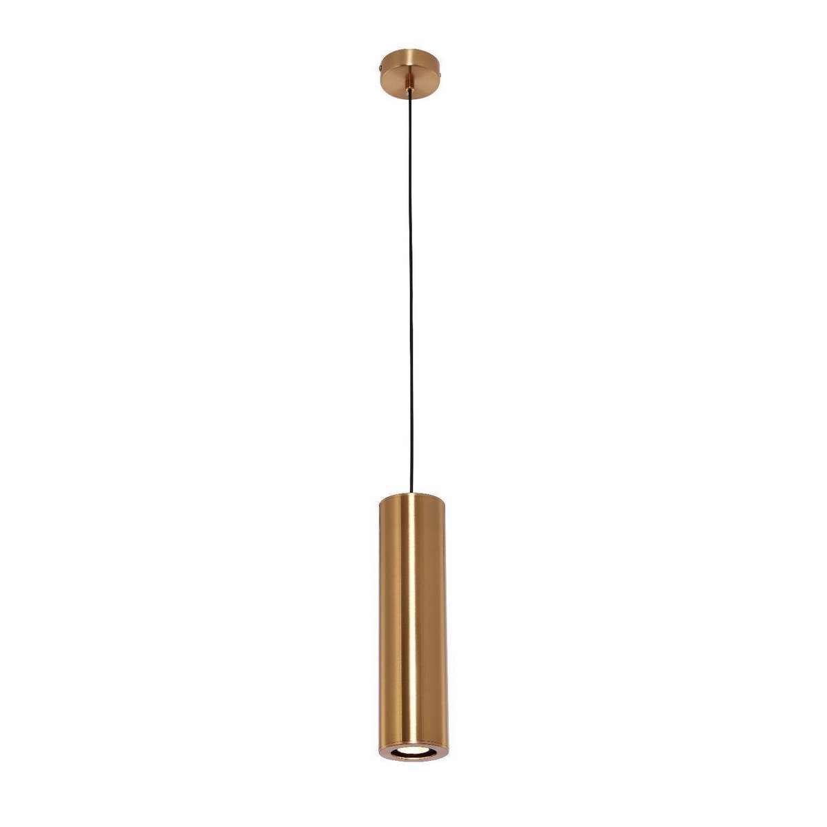 Hanglamp cilinder goud verstelbaar 150 cm GU10