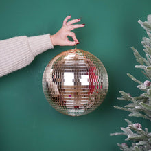 Discobal kersthanger 30x30x30 cm goud