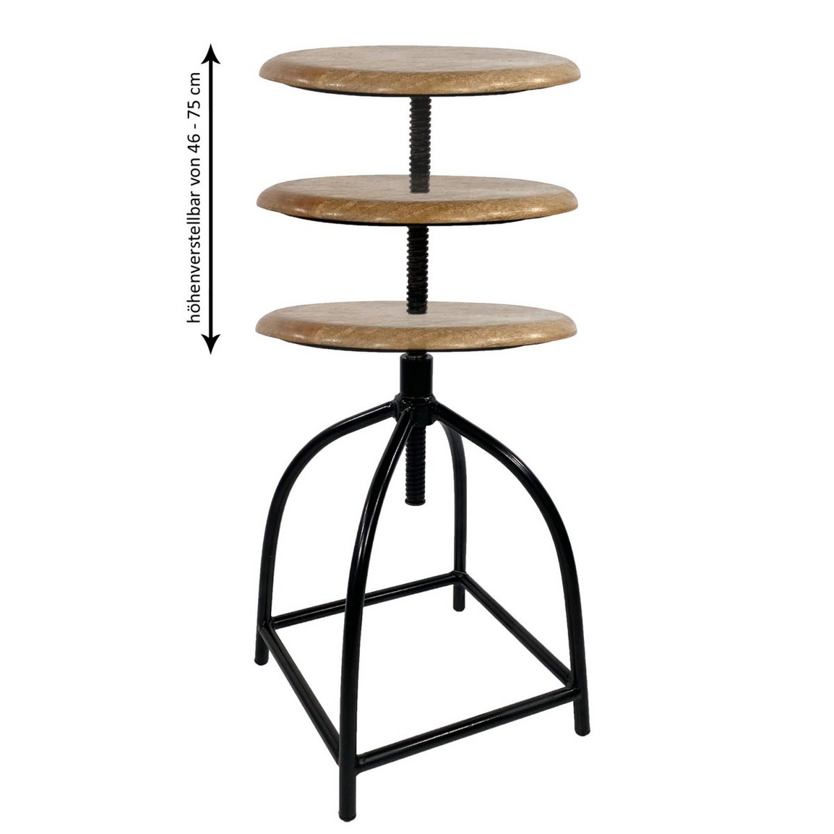 Draaikruk Set van 2 Stuks Barkruk Draaistoel Verstelbaar