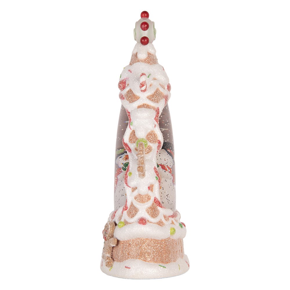 Kerstdecoratie met LED-verlichting en muziek Taart 14x8x24 cm / 3xAAA Wit Kunststof