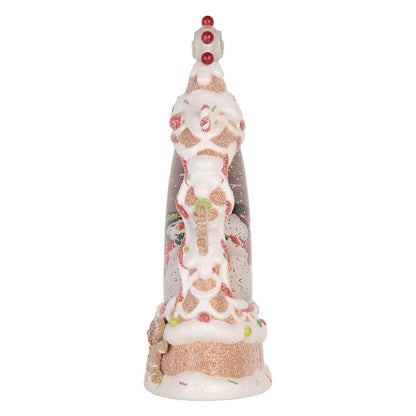 Kerstdecoratie met LED-verlichting en muziek Taart 14x8x24 cm / 3xAAA Wit Kunststof