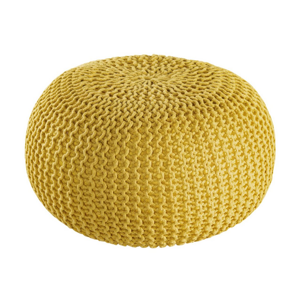 Pouf buiten Ø55x37 cm gerecycled plastic