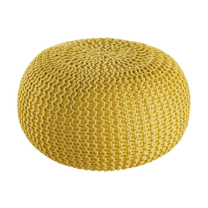 Pouf buiten Ø55x37 cm gerecycled plastic