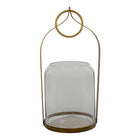 Lantern 22x21x43 cm Copper-colored Metal Candle holder
