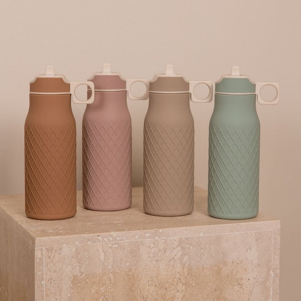 Isa silicone water bottle-Desert Sage 400 ml