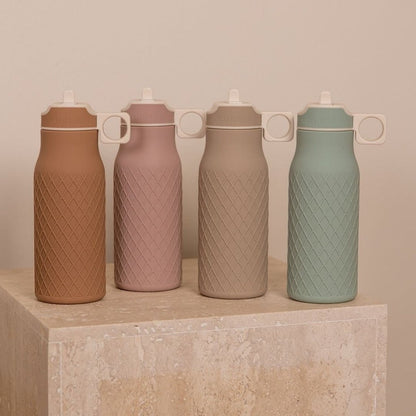 Isa silicone water bottle-Desert Sage 400 ml