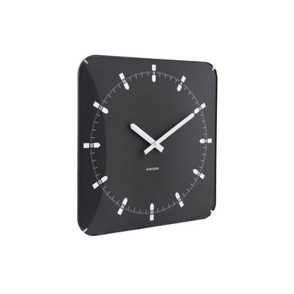 Wandklok Karlsson 35x35 cm zwart